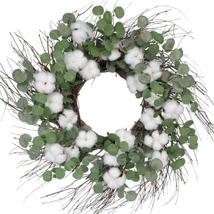 Couronne circulaire tendance en soie, motif Bougainvillea, avec des fleurs <span class=keywords><strong>de</strong></span> primrose et <span class=keywords><strong>de</strong></span> <span class=keywords><strong>tulipes</strong></span> multicolores, pour un été romantique - Product Image 3
