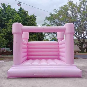 Château gonflable pour enfants - Rose, taille moyenne, pour fêtes, divertissement en plein air, avec souffleur, usage commercial - Product Image 2