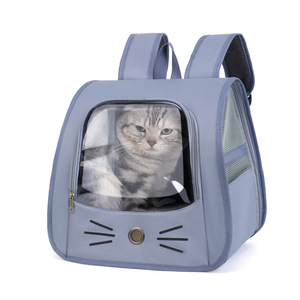 Cat <b>Backpack</b> Oxford Fabric Large Capacity Breathable <b>Pet</b> <b>Carrier</b> For Cats And Dogs - Product Image 5