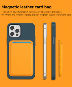 Soportes <span class=keywords><strong>de</strong></span> cuero PU <span class=keywords><strong>de</strong></span> primera calidad para textura <span class=keywords><strong>de</strong></span> teléfono móvil fácil <span class=keywords><strong>de</strong></span> usar tarjeta <span class=keywords><strong>de</strong></span> identificación <span class=keywords><strong>de</strong></span> crédito billetera magnética tarjetero - Product Image 6