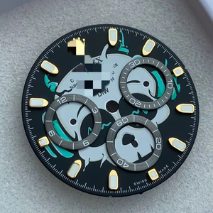 OEM rlx/pp Day-tona dial 40มม.-การเคลื่อนไหว3255โลโก้ quadrante s สไตล์ PRX ที่กำหนดเองหน้าปัดสีเขียว228238รองรับ114060 vsf - Product Image 2