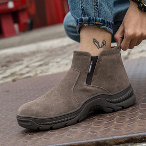 Zapatos de Seguridad Industriales Antideslizantes JIANKUN para Trabajadores, <span class=keywords><strong>Botas</strong></span> con Puntera de Acero para Hombre - Product Image 1