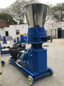 Hayvan yemi için 100kg/saat peletleyici makinesi/hayvancılık yemi için pelet üretme makinesi/tavuk kanatlı hayvan yemi pelet HJ-KL125 - Product Image 4