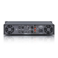 Amplificateur de puissance métallique de classe H à 2 canaux 800W, 600W, 400W pour systèmes audio professionnels. 8Ω, boîtier métallique, qualité professionnelle.
