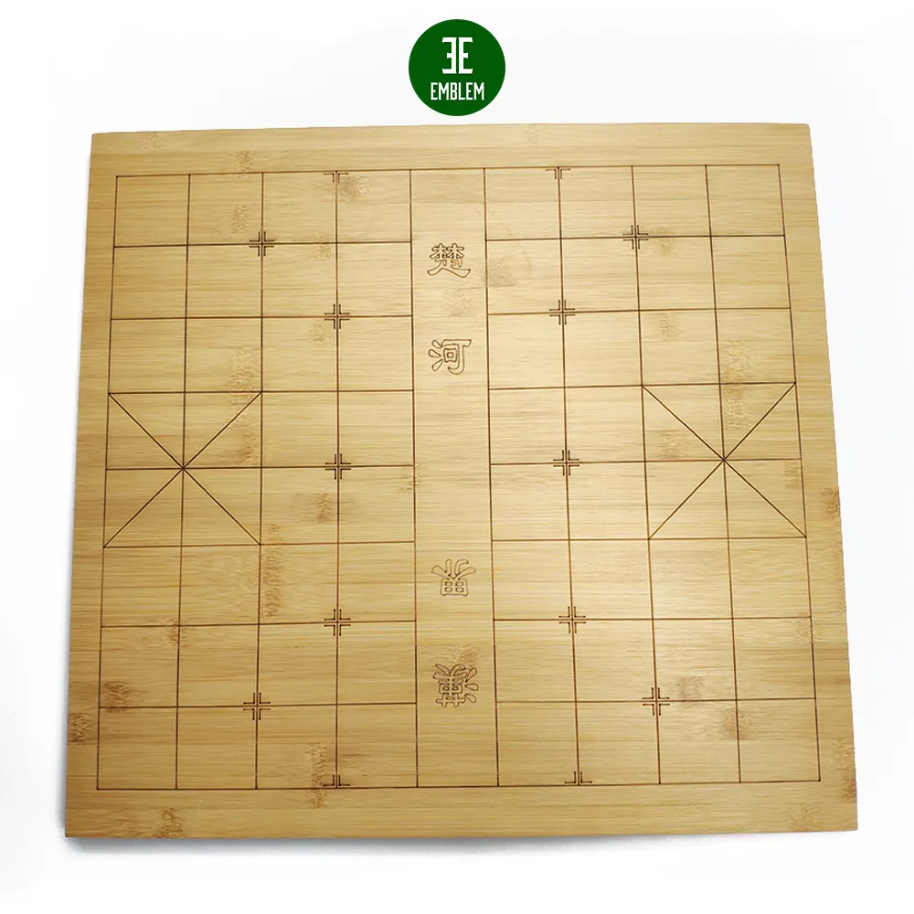 Plateau de stratégie en bambou, cm, échecs chinois, échiquier