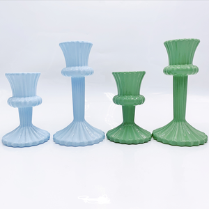 BR <span class=keywords><strong>Bougeoir</strong></span> <span class=keywords><strong>en</strong></span> <span class=keywords><strong>verre</strong></span> coloré personnalisé, petit et <span class=keywords><strong>grand</strong></span>, pour la décoration de la maison - Product Image 3