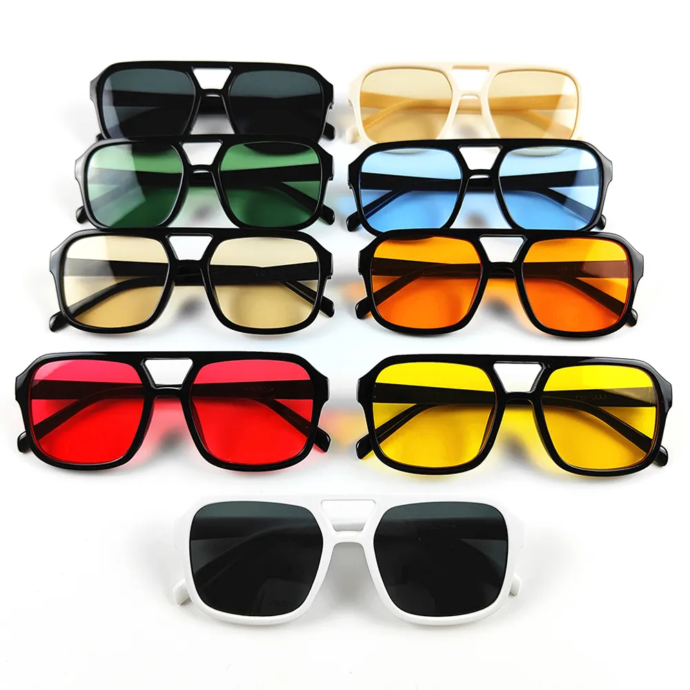 Brand Designer Sonnenbrille für Männer und Frauen Benutzer definiertes Logo Mode PC Rahmen Sonnenbrille Angeln Fahren Retro Shades