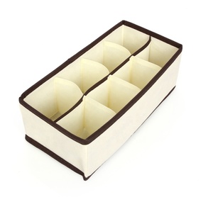 YUYANG 24 Cells Grids Underwear <b>Drawer</b> Fabric Foldable Stackable Cabinet Closet Organizers Dividers <b>Storage</b> <b>Boxes</b> - Product Image 4