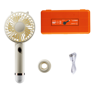 Tốt Bán Cầm Tay Mini <span class=keywords><strong>Fan</strong></span> Với Cơ Sở USB Có Thể Sạc Lại Máy Tính Để Bàn <span class=keywords><strong>Fan</strong></span> Với Ánh Sáng Ban Đêm Áp Lực Cao 3 Mức Độ Tốc Độ Quạt Làm Mát - Product Image 6