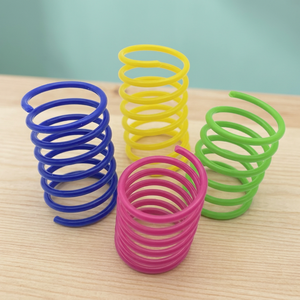 Vente en gros usine : Jouets interactifs pour chats à ressort en spirale, en plastique écologique, simples et solides, pour toutes les occasions, favorisant le mouvement des animaux de compagnie - Product Image 4