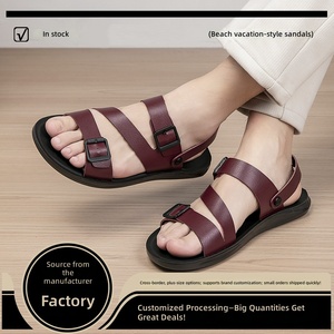 Sandalias <span class=keywords><strong>de</strong></span> PU Impermeables para <span class=keywords><strong>Hombre</strong></span>, Tallas Grandes EUR 39-47, Suela <span class=keywords><strong>de</strong></span> PU Antideslizante, Sandalias <span class=keywords><strong>de</strong></span> Playa y <span class=keywords><strong>Senderismo</strong></span> para <span class=keywords><strong>Hombre</strong></span>, Disponibles en Stock - Product Image 1