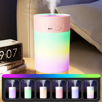 Chaud le plus populaire Top Mini 200ml Portable bureau USB humidificateur d'air à ultrasons veilleuses diffuseur d'arôme humidificateur pour voiture