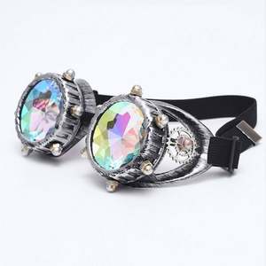 Gafas Steampunk Caleidoscopio de Moda, Unisex, Vintage, para Cosplay, Coloridas, Punk, con Logotipo Personalizado, Venta al Por Mayor - Product Image 1