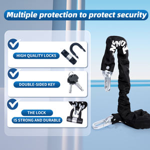 Tonyon Locks <span class=keywords><strong>Bicicleta</strong></span> <span class=keywords><strong>Alta</strong></span> <span class=keywords><strong>seguridad</strong></span> Heavy Duty Lock Candados de cadena <span class=keywords><strong>para</strong></span> <span class=keywords><strong>bicicleta</strong></span> Motocicleta <span class=keywords><strong>Candado</strong></span> de cadena - Product Image 3