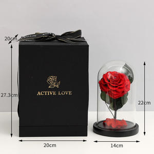 Regalo de San Valentín, <span class=keywords><strong>El</strong></span> <span class=keywords><strong>Principito</strong></span> de Alto Nivel de Diseño, para Flor Eterna, Cubierta de Cristal, Rosa Real, Adornos, Transfronterizo, Sin Luz - Product Image 6