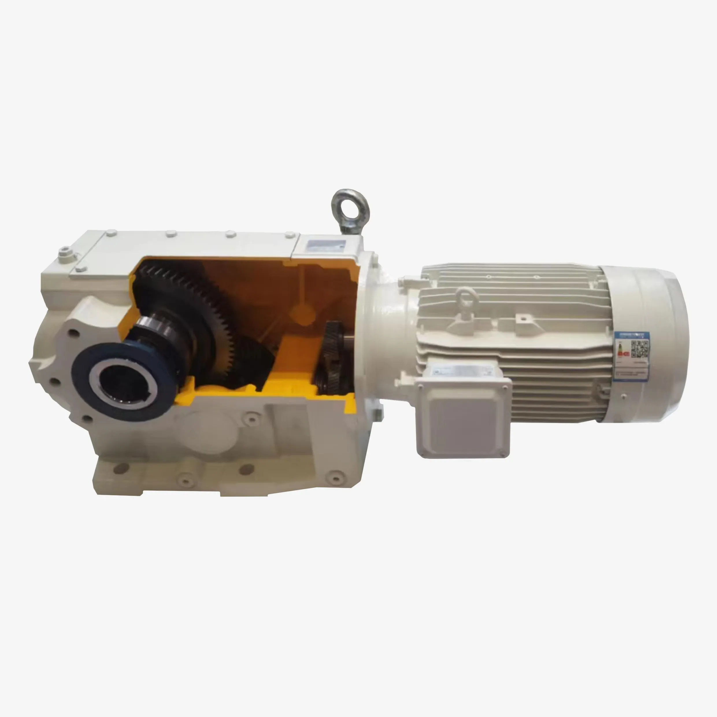 GS 39 High Efficiency Speed Reducers GUOMAO Brand Multiplier Rigid Tooth Flank Helical Worm Gear Geared Motor With Good Quality
