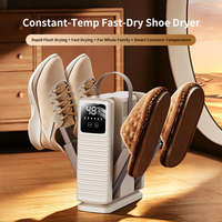 Nouveau séchoir à chaussures intelligent à 4 tubes, température constante, avec fonction de minuterie, 360° °   Désodorisant pour chaussures à circulation d'air chaud
