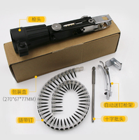 Tête de pistolet à vis pour ceinture de chaîne Pistolet d'alimentation automatique pour clous Tournevis électrique Décoration pour bois Tête de tournevis autotaraudeuse