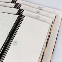 Carnet à spirales A5 imprimé tigre, couverture rigide texture fausse fourrure, 100 feuilles, logo doré, cadeau pour hommes et femmes