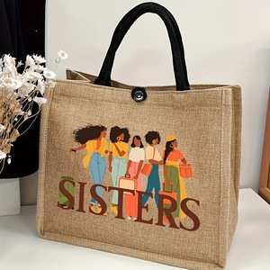 Bolso de Mano Moderno para Mujer con Estampado de Letras, Ideal para el Uso Diario - Product Image 5