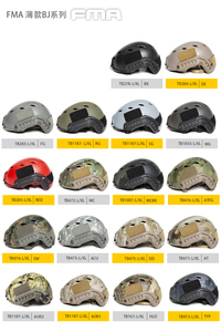 <span class=keywords><strong>FMA</strong></span> Casco Táctico de Corte Alto, Anticolisión, ABS, Alto Rendimiento, TB278, Venta Al por Mayor - Product Image 6