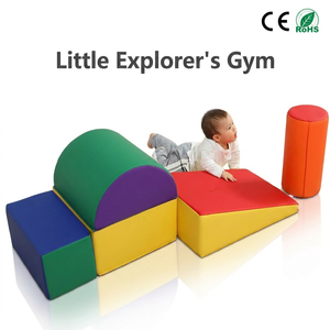 Blocs de jeu en mousse souple Little Explorer's <span class=keywords><strong>Gym</strong></span>, blocs de jeu en mousse souple, aventure de jeu dynamique pour les tout-petits, sièges sûrs certifiés CE et RoHS - Product Image 1
