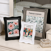 Cadre photo rectangulaire en plastique coloré et créatif, décoration d'intérieur, cadre photo multifonctionnel pour la décoration de bureau