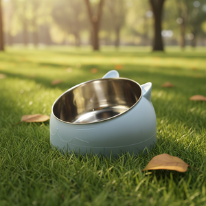 Mangkuk Kucing Anti-Muntah Ergonomis, Mangkuk Makanan dan Air Hewan Peliharaan yang Tahan Lama untuk Kucing Indoor dan Anjing Kecil - Product Image 4