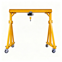 Grue portique automotrice homologuée ISO pour la manutention de composants d'atelier en acier