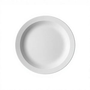 Platos Desechables de Plástico Blanco Clásico para Bodas, Vajilla de Lujo Personalizada, Ecológica, Apta para Lavavajillas, de Grado Alimenticio - Product Image 1
