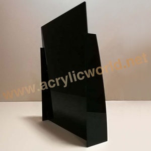 Custom <b>Black</b> Acrylic Nail <b>Polish</b> Display Stand Countertop Beauty Store Display Rack for Nail Products - Product Image 5