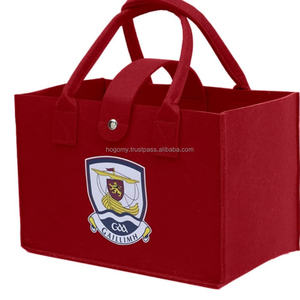 Eco Friendly Wholesale PET Felt Tote <b>Bags</b> Machine Sewn Rectangle Shape Heat Transfer Logo Customization <b>for</b> Daily Promotional - Product Image 1