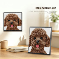 Kits de Bloques de Construcción de Ladrillos de Micropartículas DIY para Arte Pixelado de Mascotas, Pintura de Pared, Uso Dual para Escritorio y Hogar, Decoración, Rompecabezas de Ensamblaje, Regalo