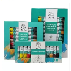 Set di Colori Acrilici Professionali Winsor&Newton, 24 Colori, Pigmenti da 10ml, Serie Artigianale - Product Image 1