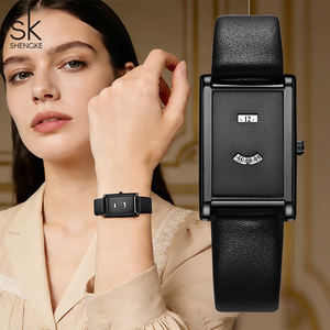 Montre à Quartz Carrée en Gros, Mouvement Japonais PC21, Montre-Bracelet Rectangulaire en Alliage pour Hommes d'Affaires, Logo Personnalisé, Vente Directe Usine - Product Image 1