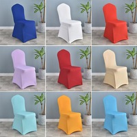Housse de chaise extensible en polyester haute qualité, résistante aux plis, anti-boulochage, non toxique, pour mariage, banquet, restaurant, fête à domicile