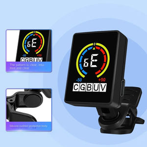 Sintonizador de guitarra con carga USB, afinación para guitarra eléctrica acústica, bajo, sintonizador con Clip, pantalla LCD, accesorios para afinador de guitarra - Product Image 6