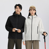 Blouson Bomber Imprimé Décoloré Imperméable en Polyester Softshell Enduit pour Homme, Style Workwear, Coupe Ample, Personnalisable avec Logo, Collection Automne