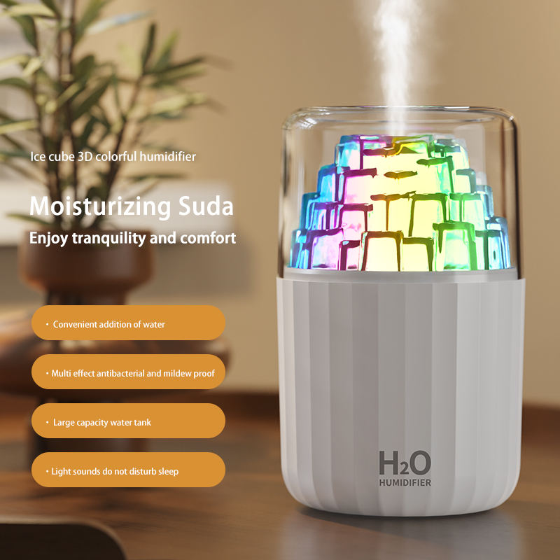H2o 2026 Desktop humidifiers 300ml fire air humidifier essential oil ...