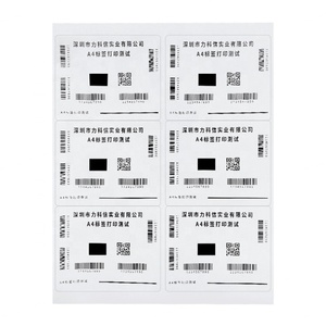 Etiquetas Adhesivas para Códigos de Barras de 8.5x11" A4, Impresión Láser e Inyección de Tinta, 4 Etiquetas por Hoja, 45 Etiquetas por Hoja, Etiquetas de Envío de Tamaño Personalizado - Product Image 2