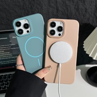 Étui magnétique de luxe original en PC rigide pour iPhone 17 Air 16 15 14 Plus 13 12 Mini 11 Pro Max, coque magnétique antichoc mate