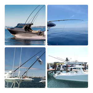 Nouveaux accessoires de pêche télescopique en Fiber de carbone pour la pêche au gros <span class=keywords><strong>thon</strong></span> Marlin Wahoo équipement de pêche en bateau - Product Image 6