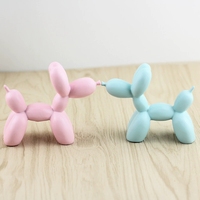 Figurine de chien ballon de dessin animé, décoration de gâteau DIY, pour table de fête, ornement d'intérieur réutilisable