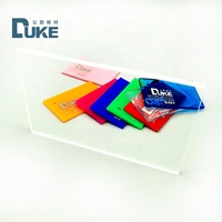 DUKE Vente en gros de feuilles de plastique 4 pieds x 8 pieds feuille de plexiglas vierge Pmma 040 feuille acrylique
