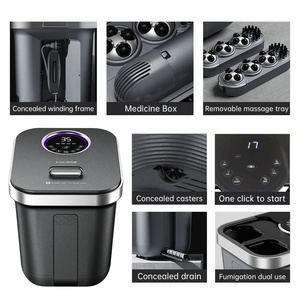 Professionale Pedicure prodotti massaggiatore pediluvio portatile con schermo LCD Touch Screen rilassante acqua calda piede Spa - Product Image 4