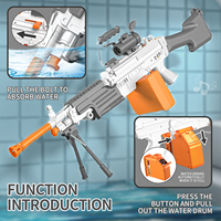 Pistolets à eau professionnels pour enfants, fusil de sniper électrique haute pression, jouet à pompe, bataille ultime, longue portée, plastique coloré pour enfants