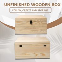 Kerajinan Kayu Kecil Kayu Belum Selesai Kertas Pena Alat Set Kotak Kustom Kasus Bunga Menonton Kotak Tisu Anggur Kotak Asap dengan Tutup