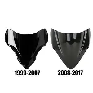 XINMATUO Dual Bubble Windshield Windscreen For Suzuki GSX1300R Hayabusa 1999-2007 2008-2017 New XF-2324-2325-B