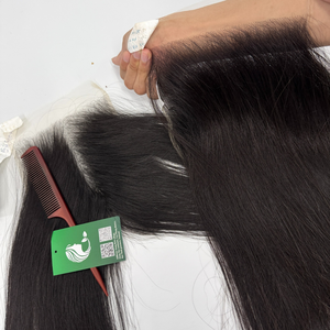 Fermeture en dentelle suisse HD avec cheveux vierges bruts - Design léger, nœuds ultra-fins, cheveux vietnamiens - Product Image 1