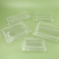 Conteneur à sushi à emporter personnalisé, boîte d'emballage rectangulaire en plastique pour sashimi, qualité alimentaire, échantillon gratuit, directement de l'usine